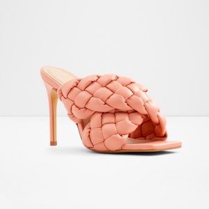 Tressu Light Orange Heel Sandal